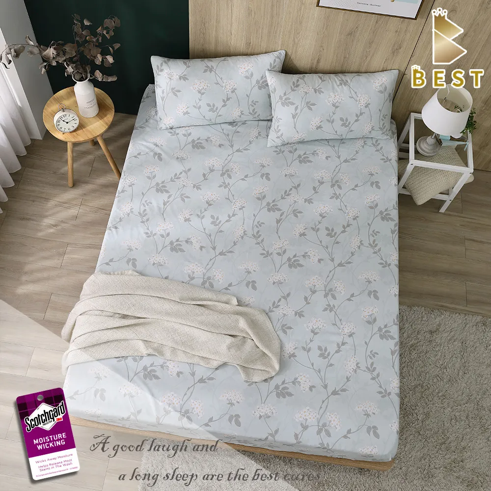 BEST貝思特_雙人天絲床包枕套三件組 生活遊樂場(3M吸濕排汗專利技術) 歷史價格詳細信息