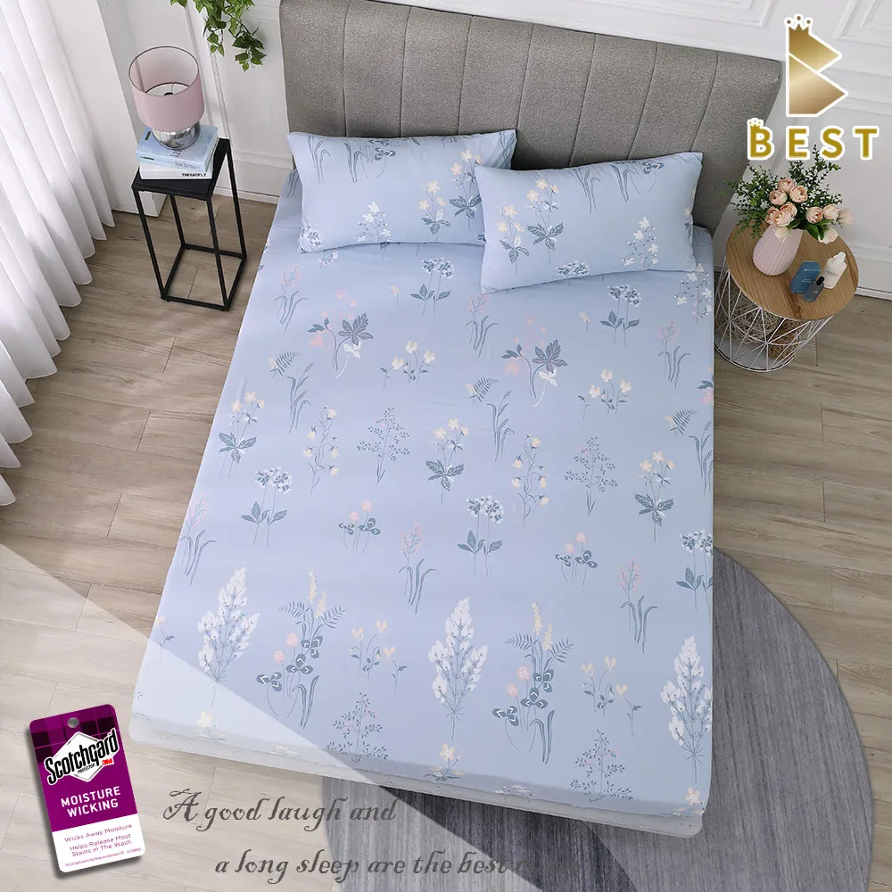 BEST貝思特_雙人天絲床包枕套三件組 生活遊樂場(3M吸濕排汗專利技術) 歷史價格詳細信息