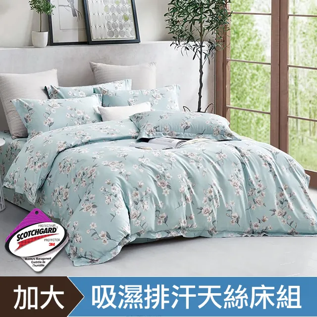 DON淺陌花溪 加大四件式吸濕排汗天絲兩用被床包組 歷史價格詳細信息