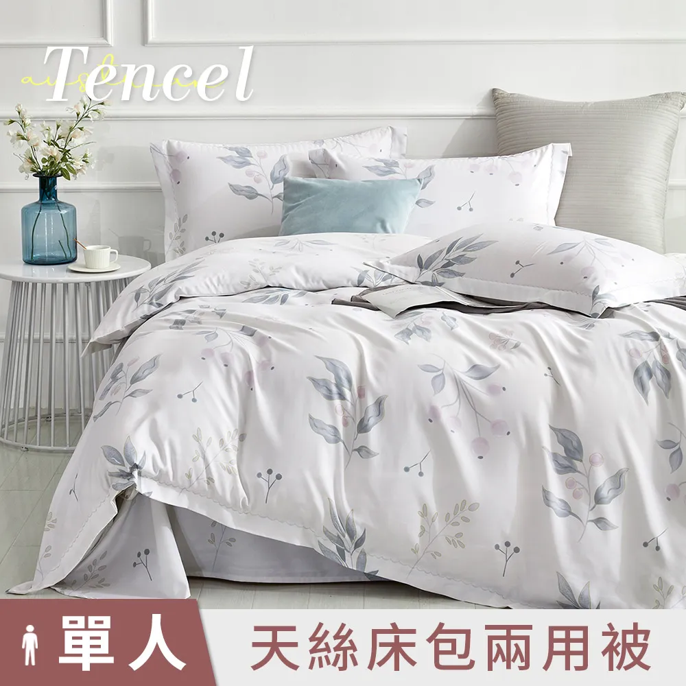 【DUYAN 竹漾】奧地利天絲單人二件組＋雙人鋪棉兩用被 / 心願繡花 台灣製 歷史價格詳細信息