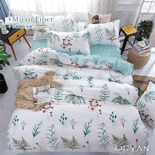 【DUYAN 竹漾】 舒柔棉雙人加大床包涼被四件組/唯莓戀語 歷史價格詳細信息