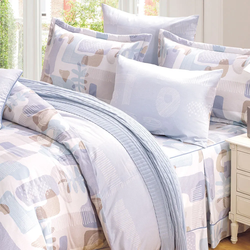 鴻宇 100%精梳棉 美國棉 柏特萊姆 雙人加大四件式兩用被床包組 歷史價格詳細信息