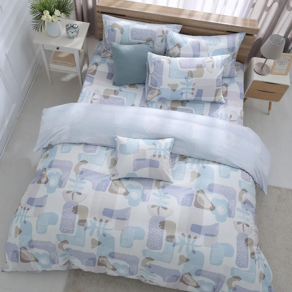 鴻宇 100%精梳棉 美國棉 柏特萊姆 雙人加大四件式兩用被床包組 歷史價格詳細信息