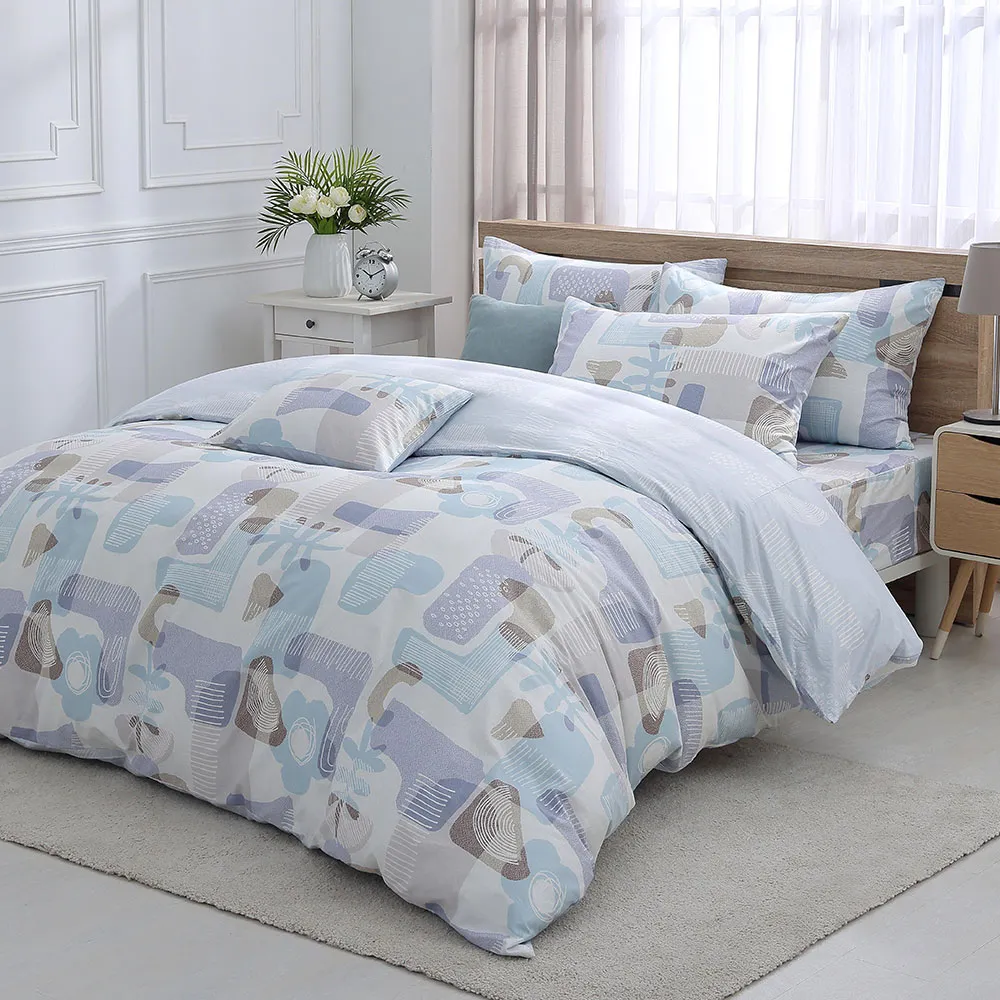 鴻宇 100%精梳棉 美國棉 柏特萊姆 雙人加大四件式兩用被床包組 歷史價格詳細信息