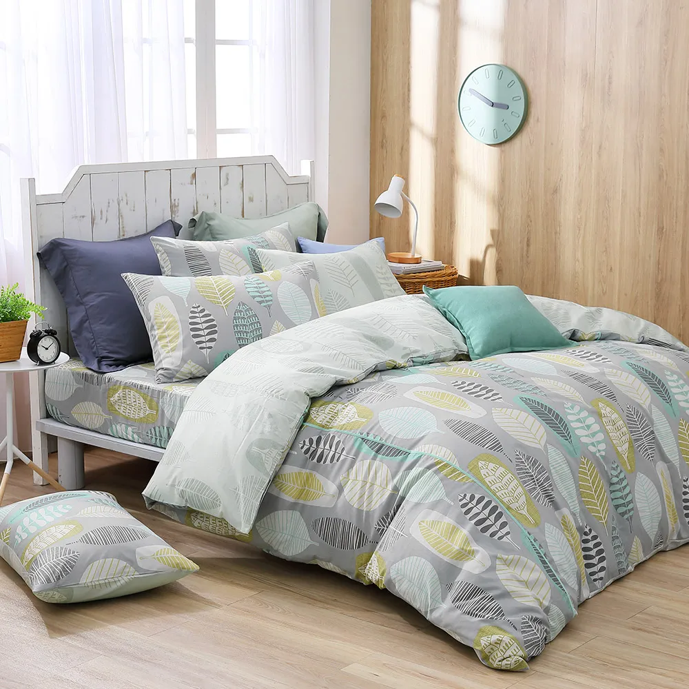 鴻宇 100%精梳棉 瓦妮莎 雙人加大四件式兩用被床包組 歷史價格詳細信息