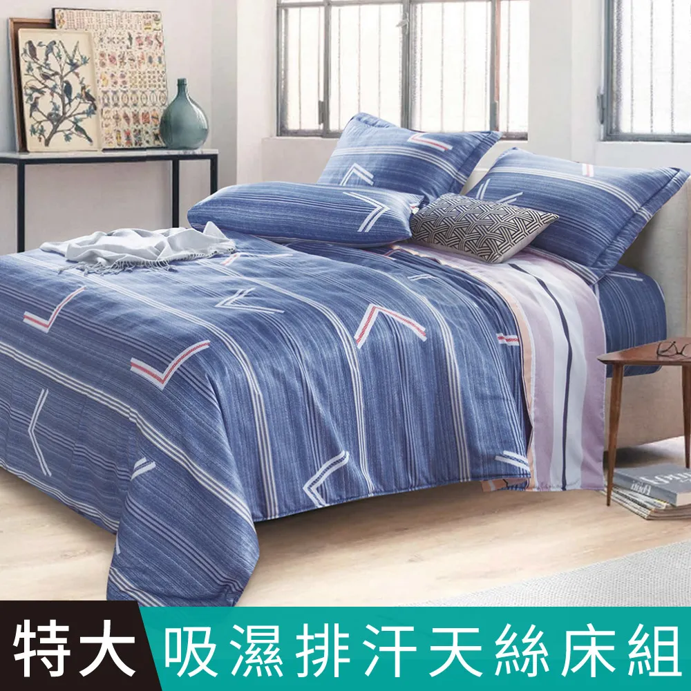 FOCA 特大 多款任選 100%天絲四件式鋪棉兩用被床包組 歷史價格詳細信息