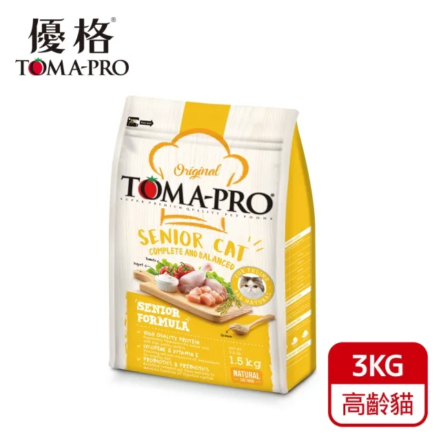 【TOMA-PRO 優格】高齡貓高纖低脂雞肉+米飼料 / 乾糧-3公斤 歷史價格詳細信息
