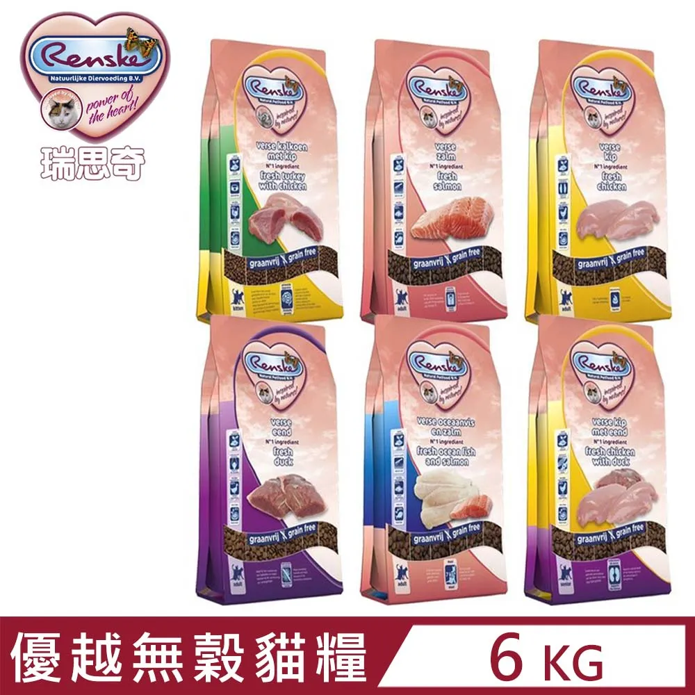 Renske 瑞思奇 優越無穀貓糧 400g-1.5kg 成貓/幼貓/熟齡貓 不含麩質 純天然 貓飼料『WANG』 歷史價格詳細信息