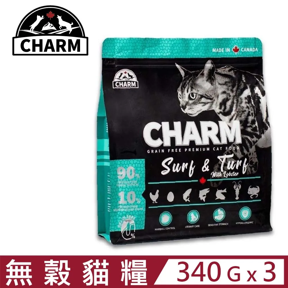 CHARM 野性魅力 340g 成犬 幼犬 海陸龍蝦盛宴配方 340g超小顆粒飼料 小包裝 加拿大進口飼料 健康犬飼料 歷史價格詳細信息