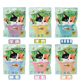 【CatFeet】呼嚕愛乾淨-薄荷化毛潔牙餡餅 60g*12包組(貓零食) 歷史價格詳細信息