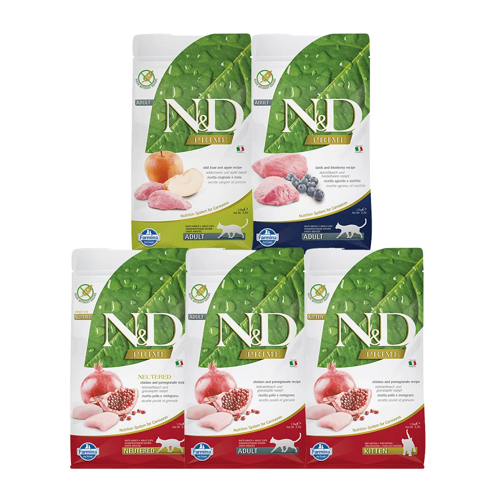 【Farmina 法米納】N&D 天然熱帶水果系列（FTC）貓用 1.5kg (貓飼料) 歷史價格詳細信息