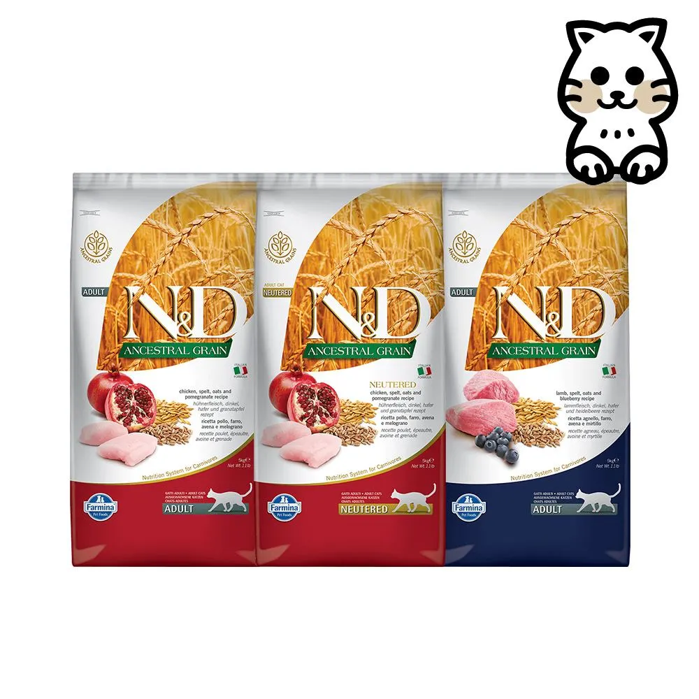 【Farmina 法米納】N&D 天然低穀系列（LC）貓用 5kg (貓飼料) 價格比較,價格查詢,歷史價格詳細信息