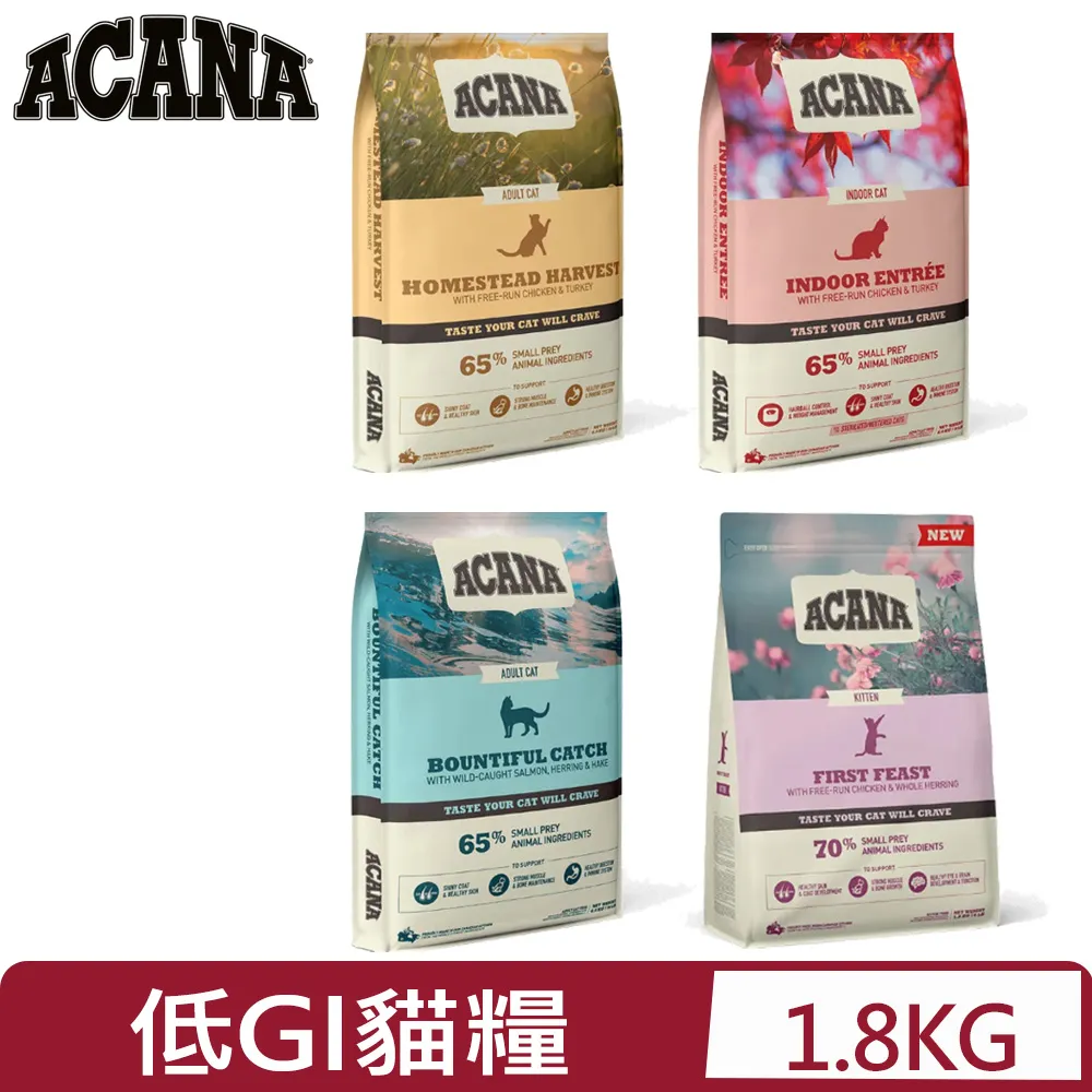 加拿大ACANA愛肯拿-貓用低GI配方 1.8KG/4LB 價格比較,價格查詢,歷史價格詳細信息