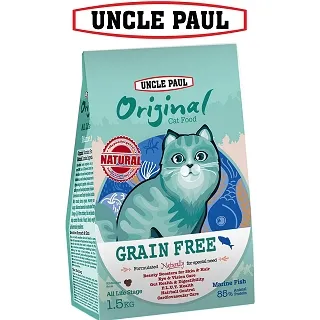 【UNCLE PAUL】保羅叔叔田園生機無穀貓食 1.5kg(全齡貓 海洋魚) 歷史價格詳細信息