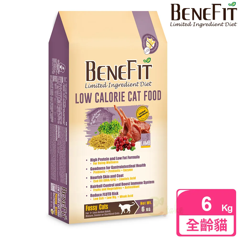BENEFIT 斑尼菲-L.I.D. 貓糧系列 6kg (貓飼料、貓乾糧) 歷史價格詳細信息