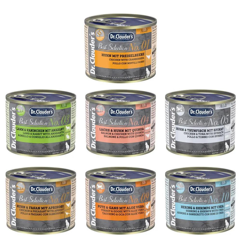德國dr-clauder《克勞德博士主食-鴨肉/火雞肉/深海魚/鮮蝦 可選》200g/罐 貓主食罐【單罐】 『WANG』 歷史價格詳細信息
