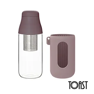 【TOAST】SCENE 隨身玻璃茶瓶 500ml_粉－黃金比例 歷史價格詳細信息