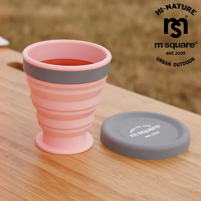 【m square】新色摺疊矽膠中杯_兩入組 歷史價格詳細信息