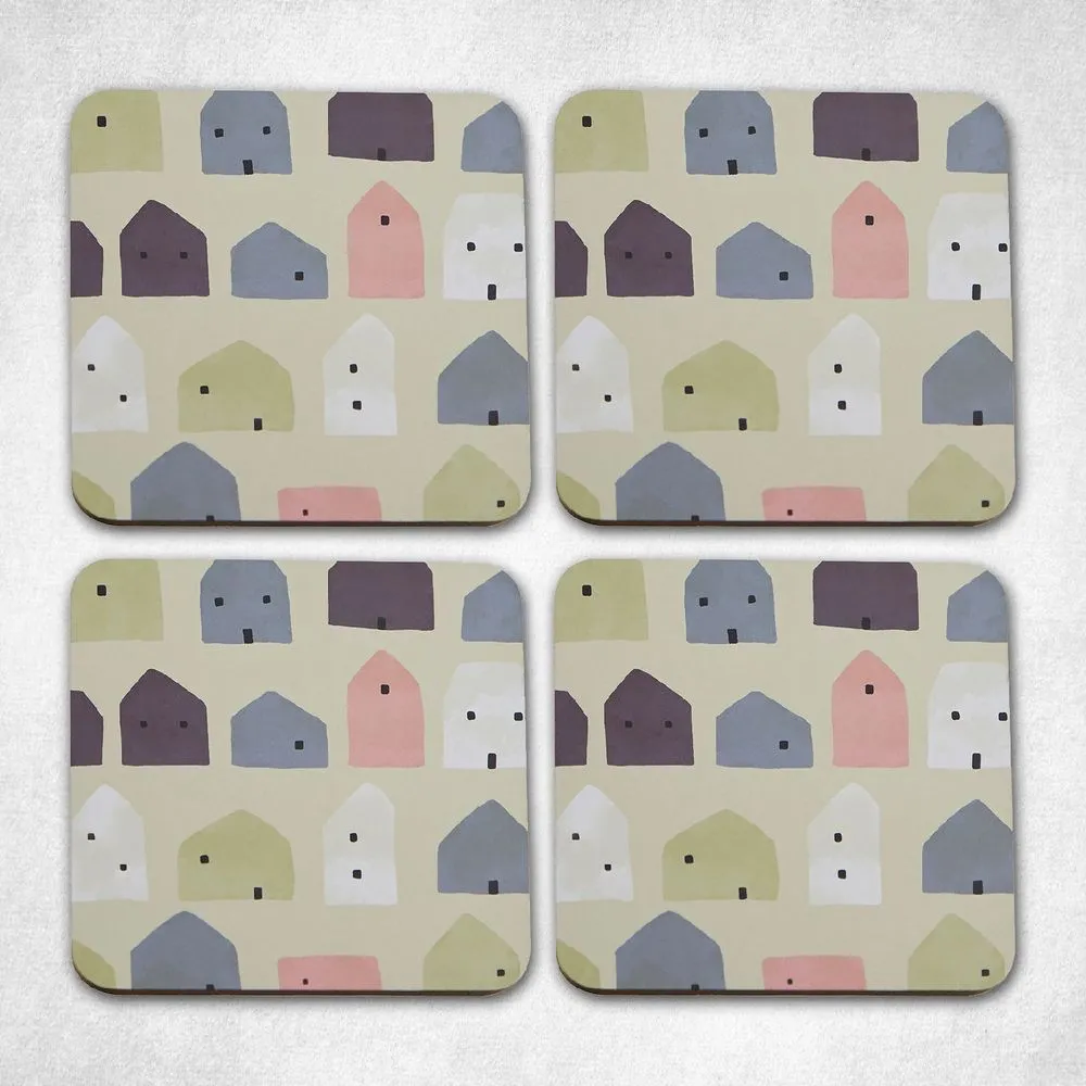 Premier 方形軟木杯墊4入(幾何) 歷史價格詳細信息