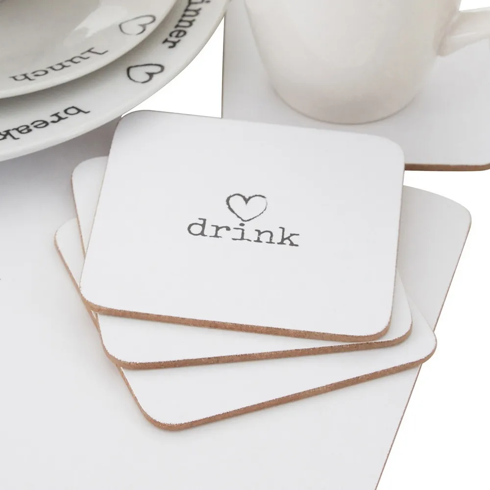 Premier 方形軟木杯墊4入(幾何) 歷史價格詳細信息