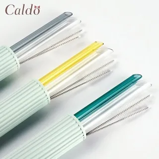 卡通吸管玻璃杯帶把ins可愛少女耐熱帶刻度杯子潮流創意便攜水杯~特價#促銷 #現貨 歷史價格詳細信息