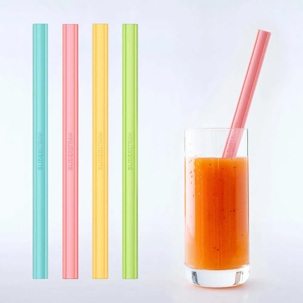 【德國Sliderstraw】滑軌式可拆洗環保吸管-四入 環保吸管 限塑 塑膠吸管（LAVIDA官方直營） 歷史價格詳細信息