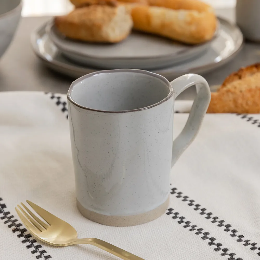 【YU Living】日式不規則邊緣手作緞面茶杯二件組 210ml(二件一組/灰色) 歷史價格詳細信息