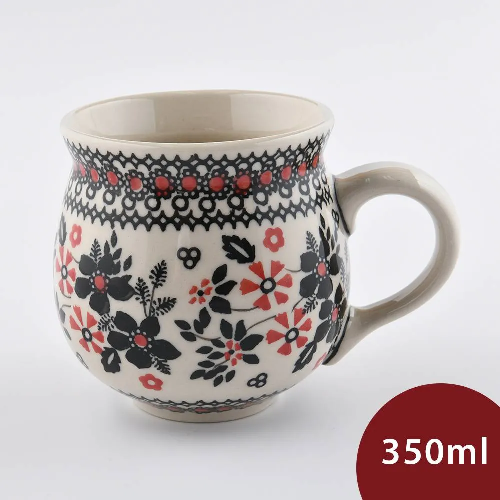 波蘭陶 聖誕午夜系列 胖胖杯 350ml 波蘭手工製 歷史價格詳細信息