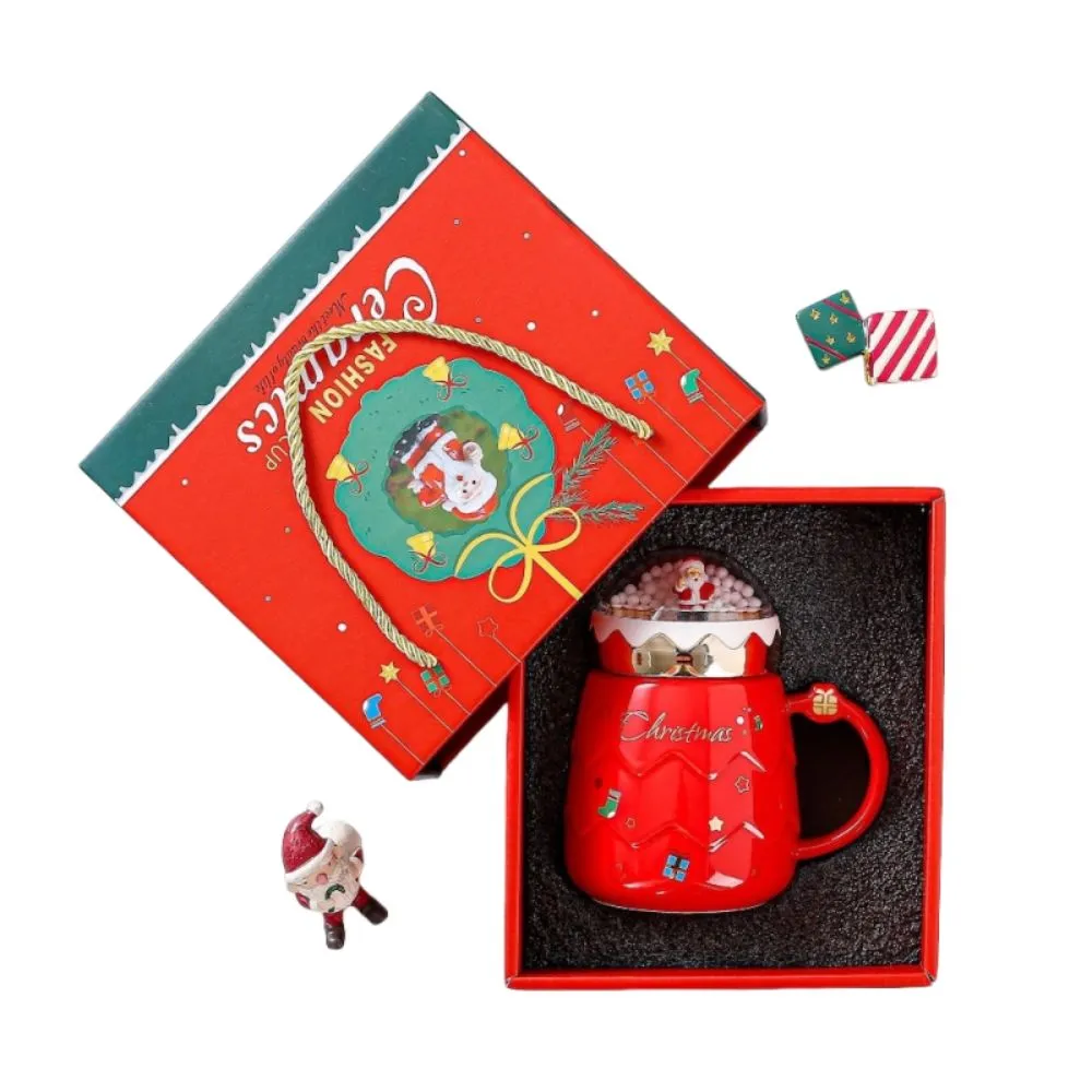【 可營選物】聖誕老人/雪人 可愛圖案方形馬克杯 交換禮物 聖誕節 耶誕節 歷史價格詳細信息