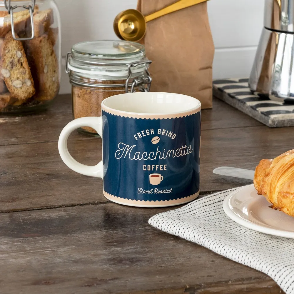 Rex LONDON 瓷製馬克杯(虛線藍250ml) 歷史價格詳細信息