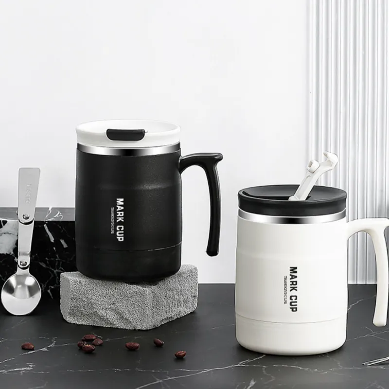 不鏽鋼杯子  500ml咖啡杯  304不鏽鋼馬克杯帶茶漏辦公室咖啡杯耐高溫泡茶杯隨手杯防燙 歷史價格詳細信息