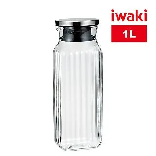 【iwaki】日本品牌不鏽鋼系列玻璃把手耐熱玻璃水壺(600ml) 歷史價格詳細信息
