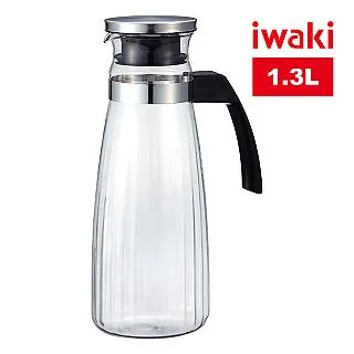 【iwaki】日本品牌不鏽鋼系列玻璃把手耐熱玻璃水壺(600ml) 歷史價格詳細信息