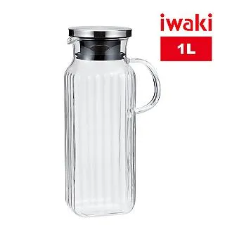 【iwaki】日本品牌不鏽鋼系列玻璃把手耐熱玻璃水壺(600ml) 歷史價格詳細信息