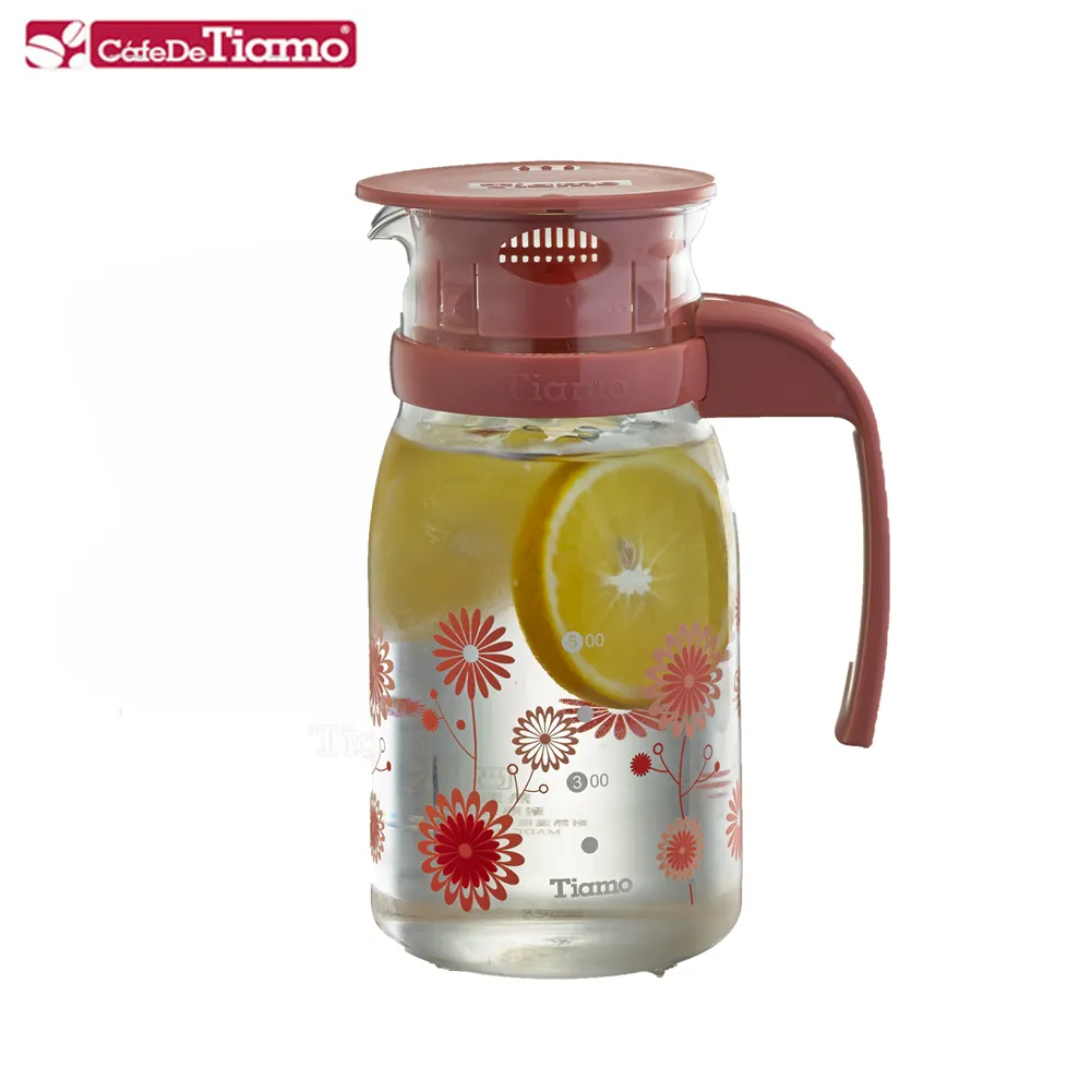 Tiamo 玻璃水壺950ml-把手款 紅色蘋果(HG2291R) 歷史價格詳細信息