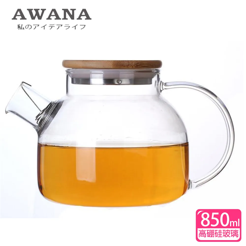 【AWANA】竹蓋耐熱玻璃茶壺GT-850(850ml) 歷史價格詳細信息