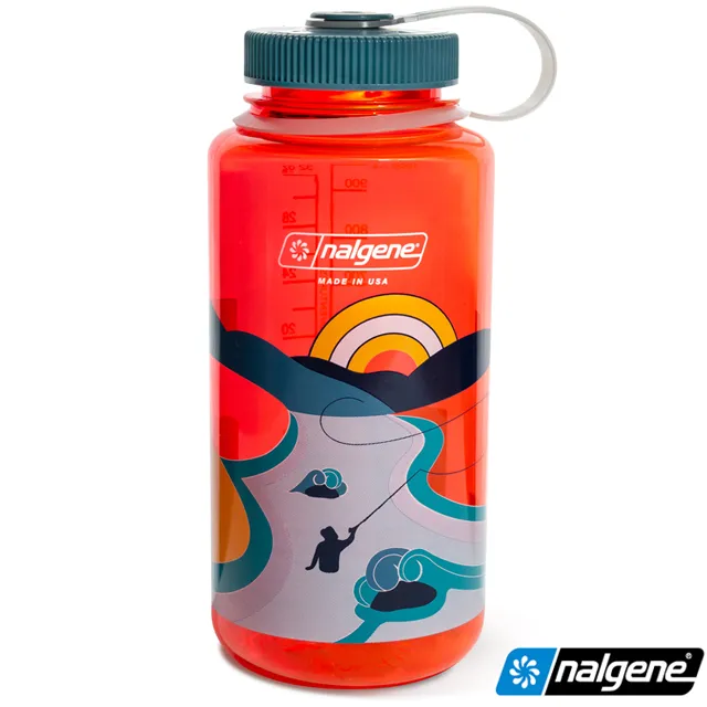 NALGENE 682020-0131 1000cc 寬嘴水壼 藍色格紋 歷史價格詳細信息