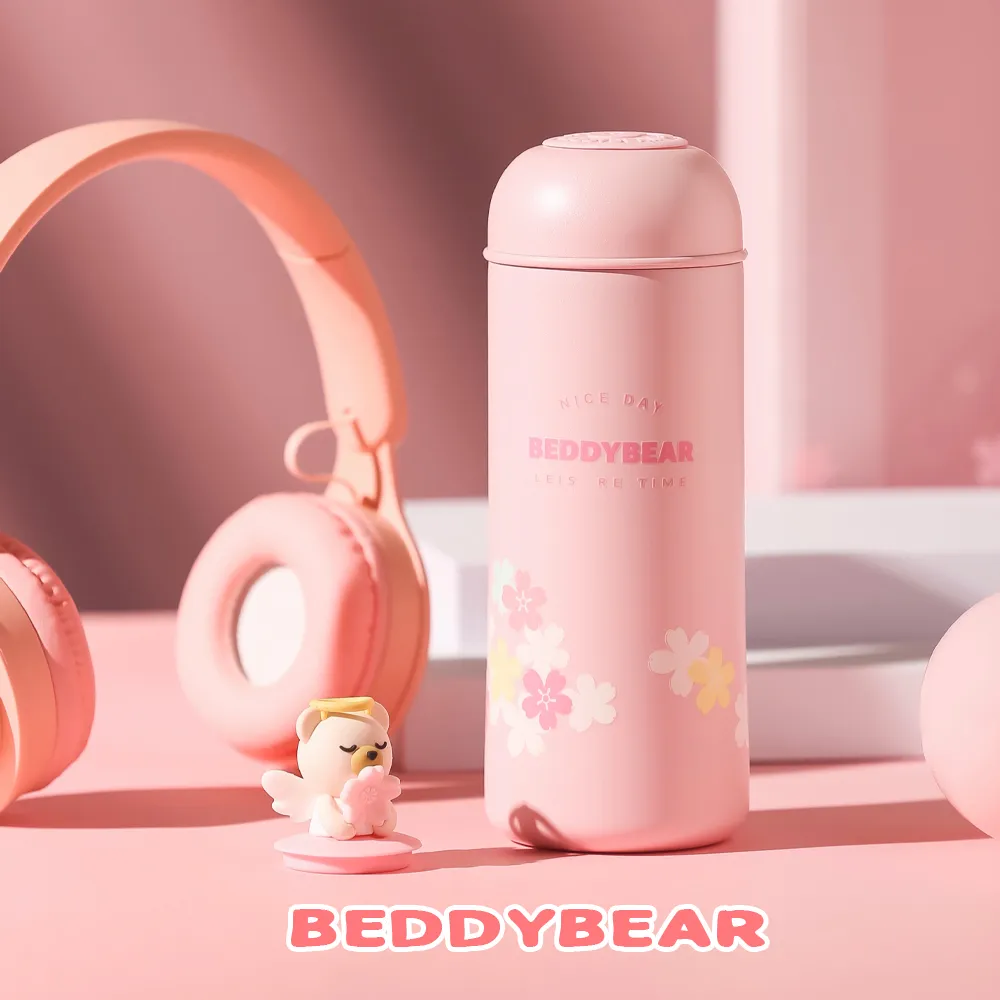 【BEDDYBEAR】BEDDYBEAR杯具熊 四葉草兔子毛絨系列動物316不鏽鋼保溫瓶 兒童水壺 630ml 歷史價格詳細信息