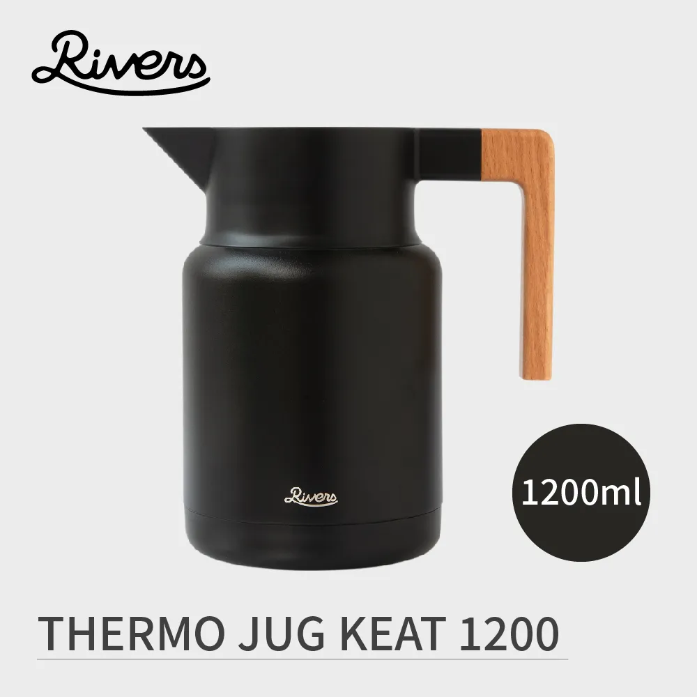 【日本Rivers】THERMO JUG KEAT 真空保溫壺1200ml-共4色《泡泡生活》水壺 保冷 歷史價格詳細信息