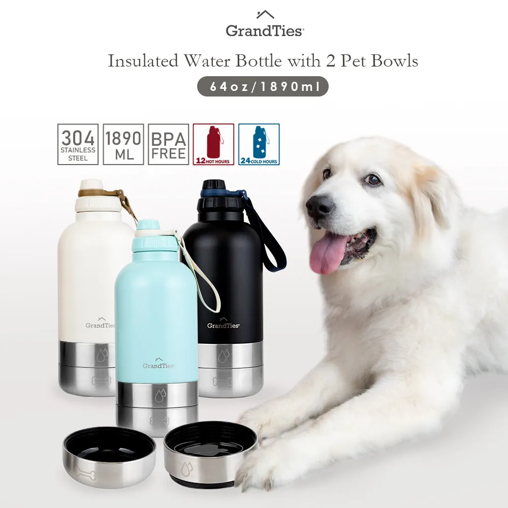 【GrandTies】1800ml真空不鏽鋼熱咖啡壺/保溫壺/保溫瓶2入組(野餐/運動/保冷/保溫) 歷史價格詳細信息