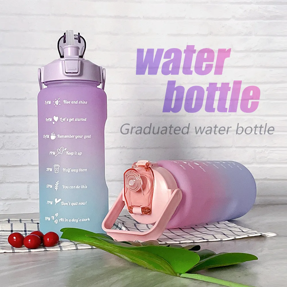 【超大容量2000ml】大容量漸層水壺 水壺 彈蓋水壺 透明水壺 HOBC42 歷史價格詳細信息