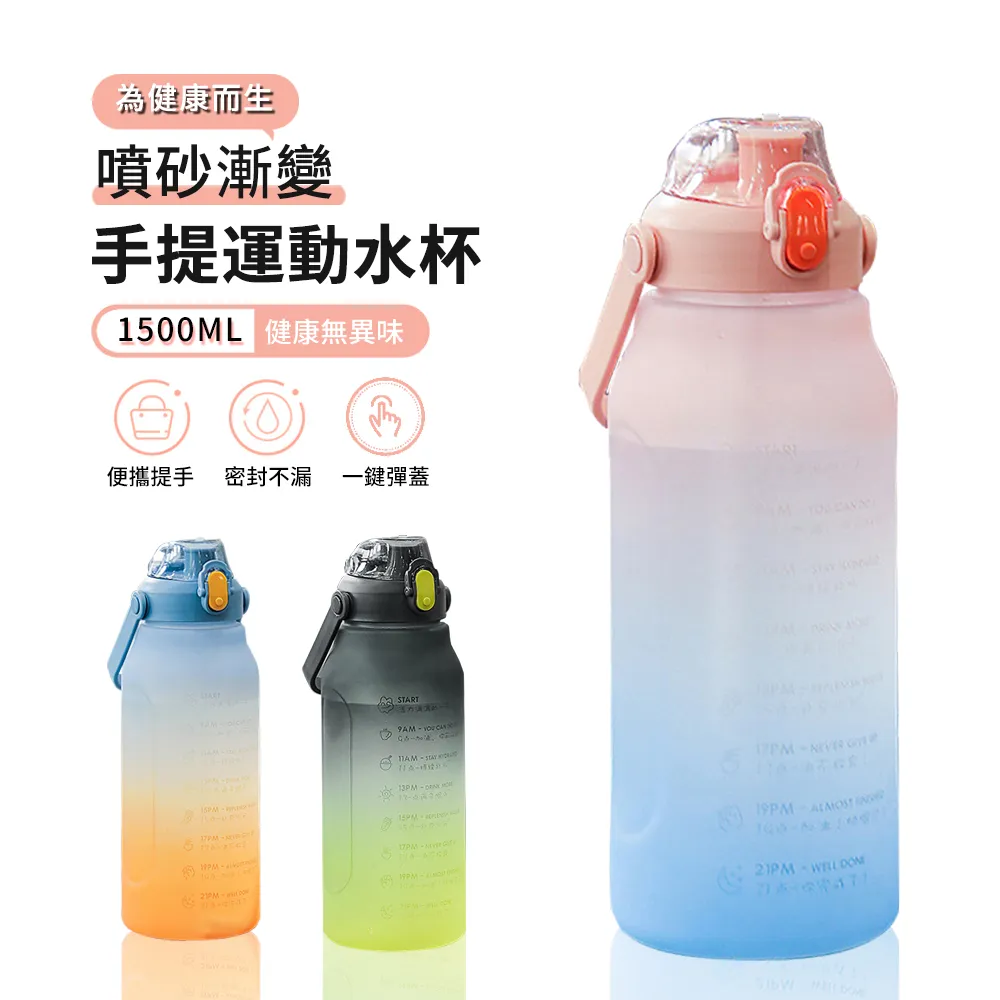 手提漸變運動水壺 1000ml【HA031】 歷史價格詳細信息