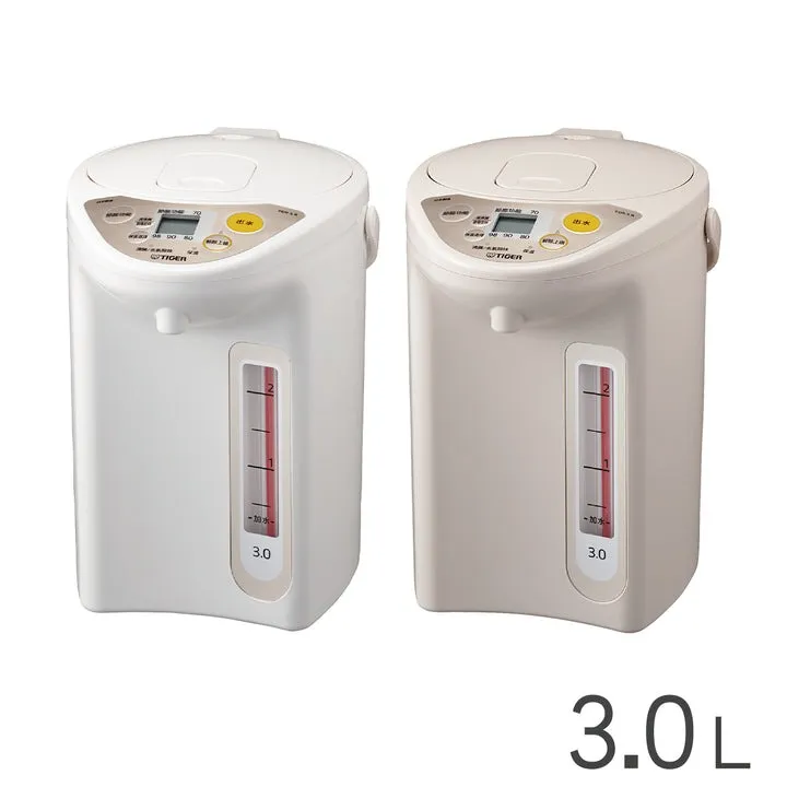 TIGER虎牌 3.0L微蒸氣設計節能保溫電熱水瓶_日本製造(PDU-A30R) 歷史價格詳細信息
