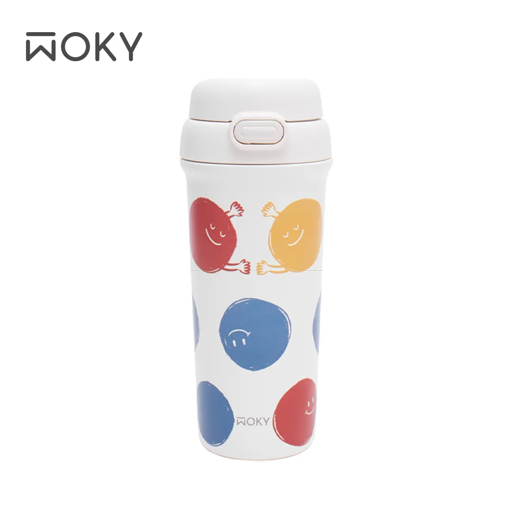 【WOKY 沃廚】hahababy聯名_渾圓杯 鈦陶瓷770ml-附彈跳&矽膠粗吸管(保冰保溫) 歷史價格詳細信息