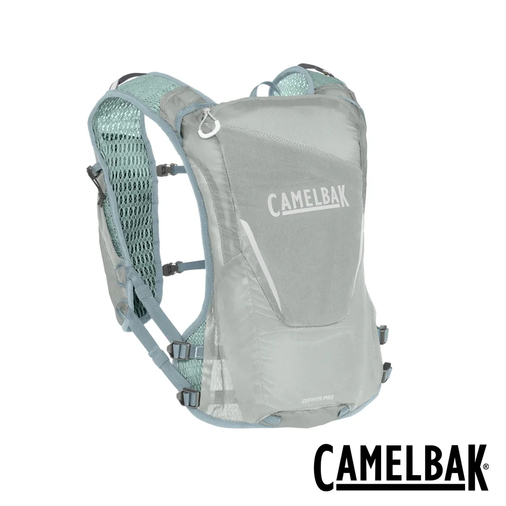 【CamelBak】Zephyr Pro12 極限越野水袋背心(附0.5L軟水瓶2個) 灰綠 歷史價格詳細信息