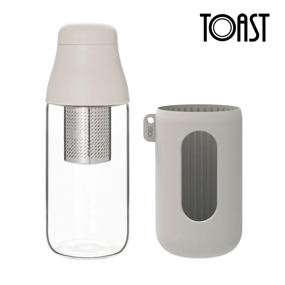 【TOAST】SCENE 隨身玻璃茶瓶 500ml_粉－黃金比例 歷史價格詳細信息