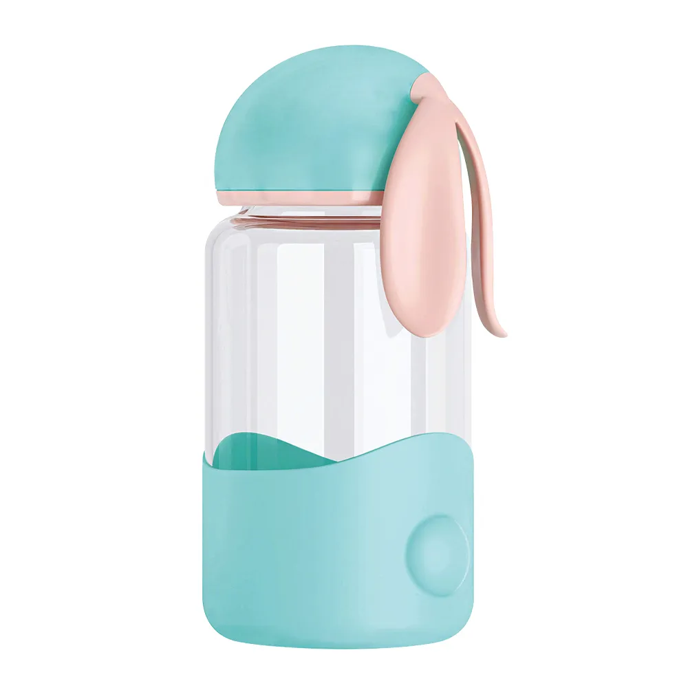 【Quasi】創意兔玻璃瓶340ml(藍) 歷史價格詳細信息