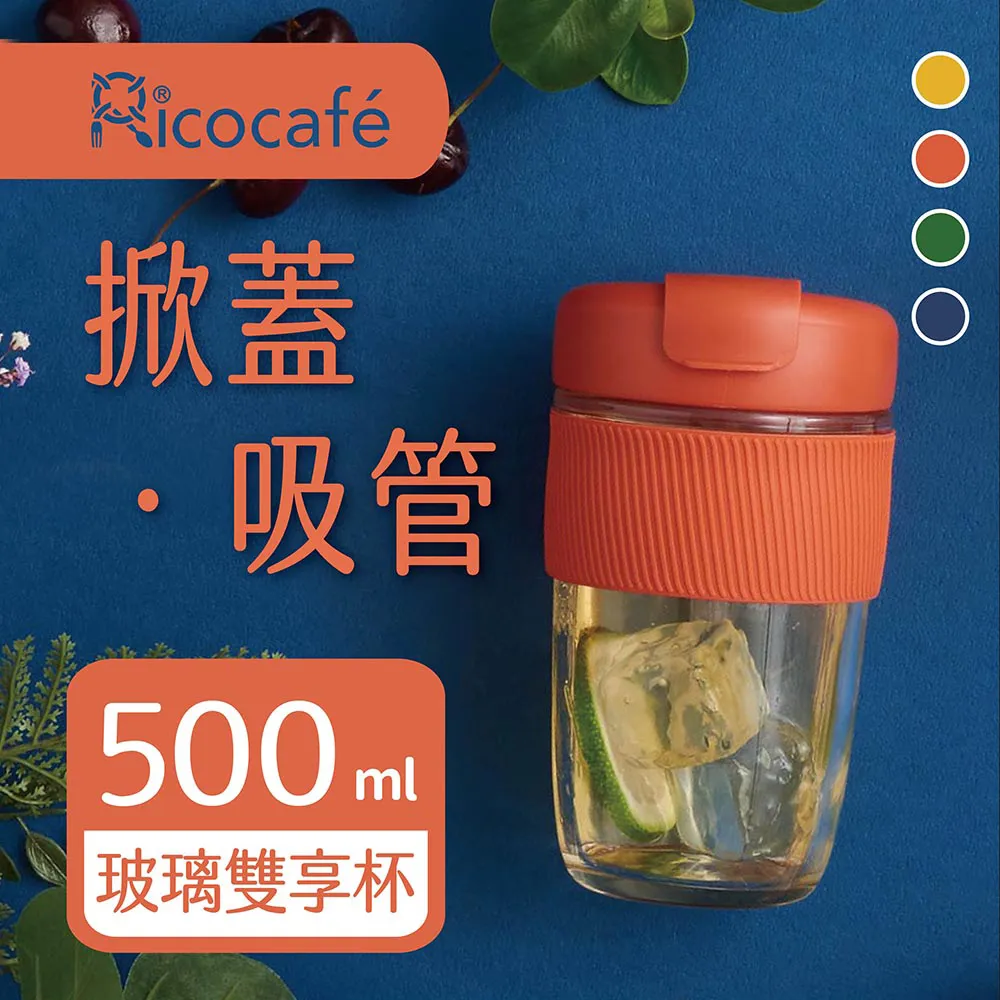 雙飲吸管玻璃隨行杯(直飲吸管兩用 550mL 四色任選) 歷史價格詳細信息