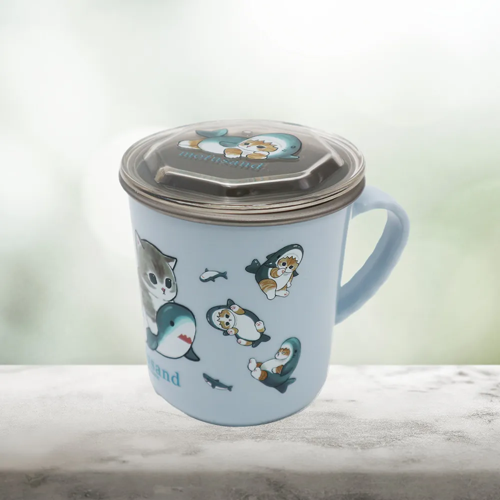 可愛鯊魚珊瑚絨睡衣女冬季刷毛加厚保暖法蘭絨中長連帽冬天睡袍男 歷史價格詳細信息