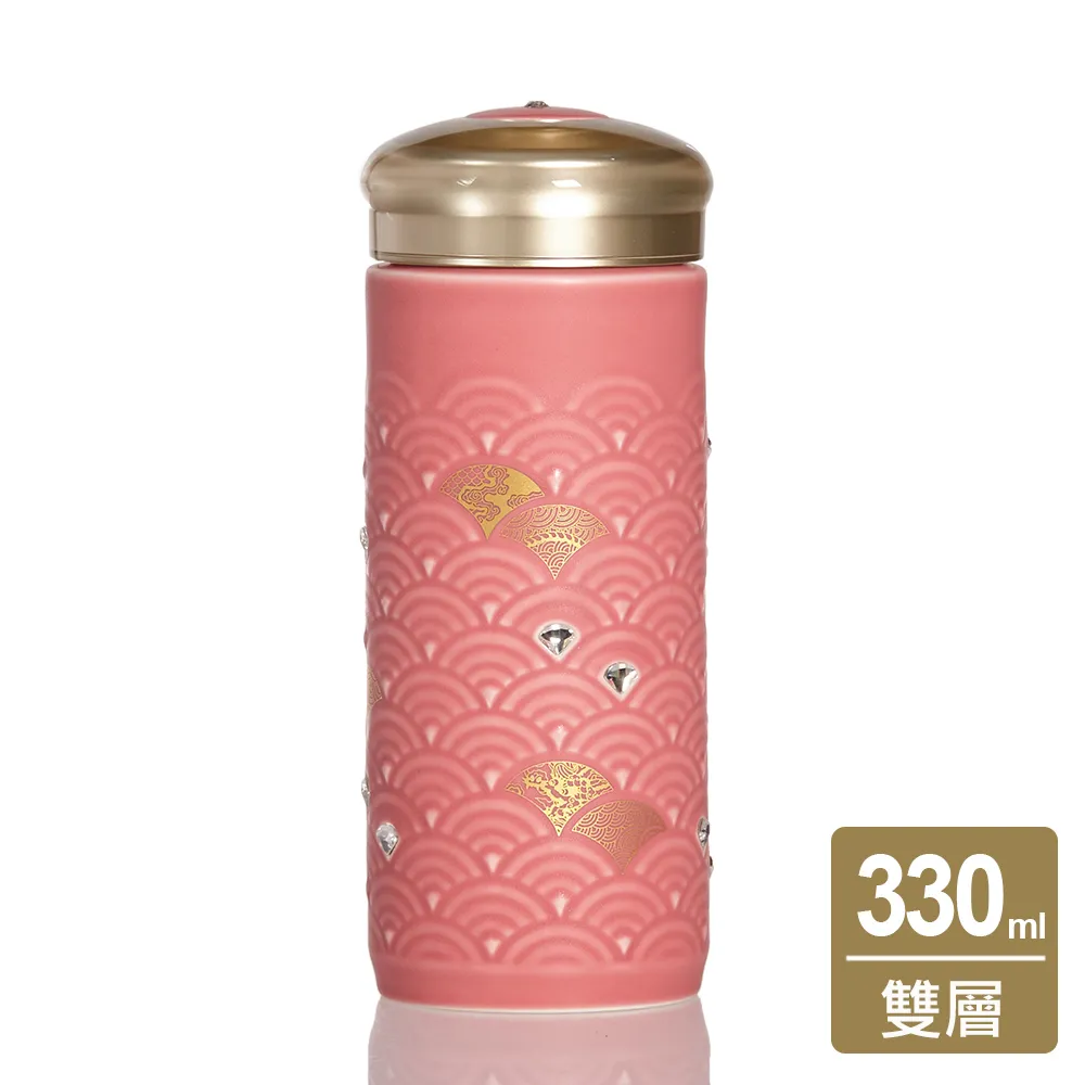 【乾唐軒】大如意雙層陶瓷隨身杯 350ml(3色) 歷史價格詳細信息